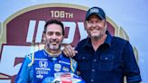 Jimmie Johnson Enlists Friend Blake Shelton to Help Design His Military-Themed Indy 500 Helmet: 'Very Special'