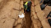 Archaeologists unearth the largest cemetery ever discovered in Gaza and find rare lead sarcophogi