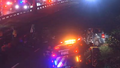 4 killed in fiery wrong-way crash that closed Merritt Parkway for hours