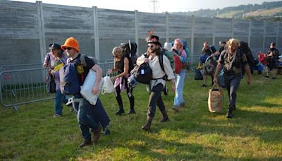 Glastonbury: Gates open to festival - but rain could be on the way