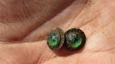 Cufflinks found at Colonial Michilimackinac date back to 1781