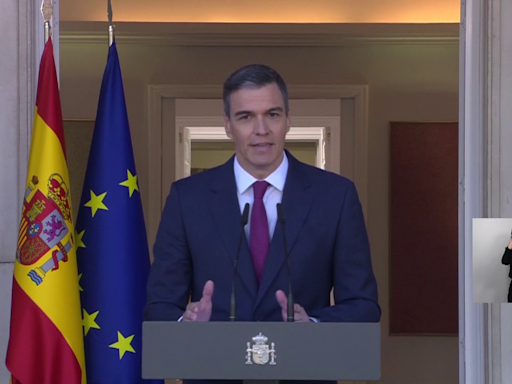 Las referencias de Pedro Sánchez a Begoña Gómez en su discurso institucional desde Moncloa