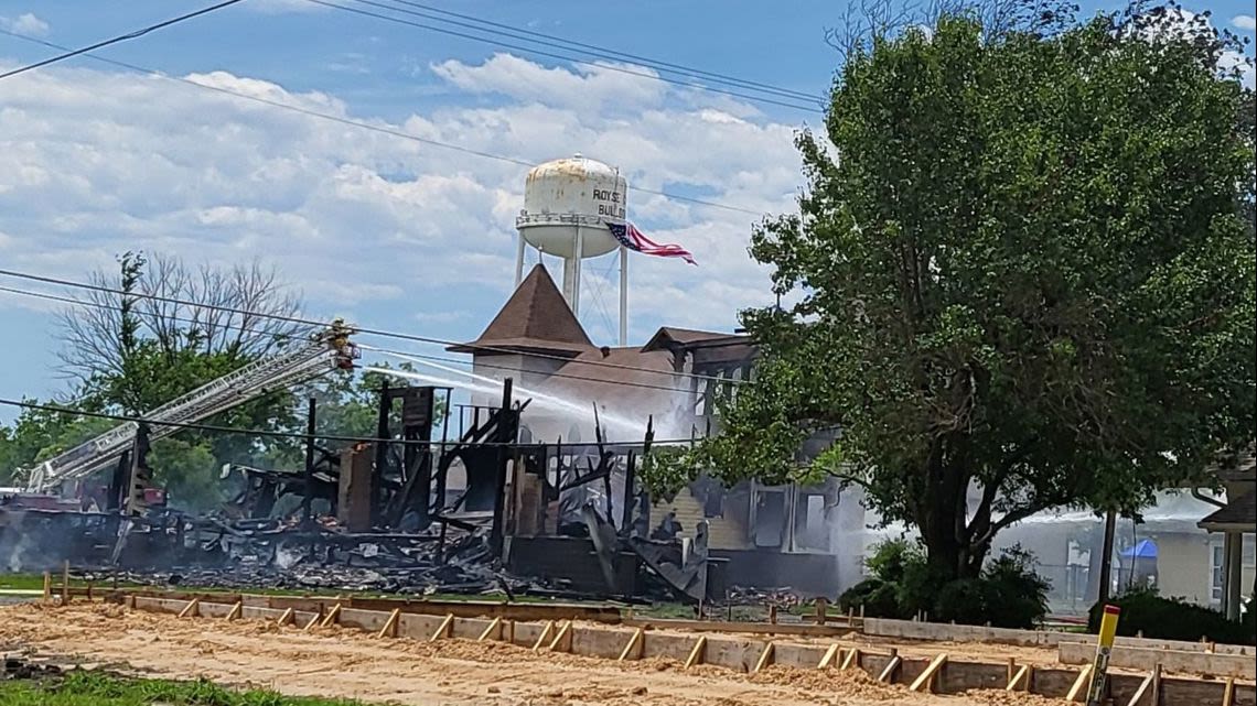 Historic church in Royse City catches fire Tuesday morning