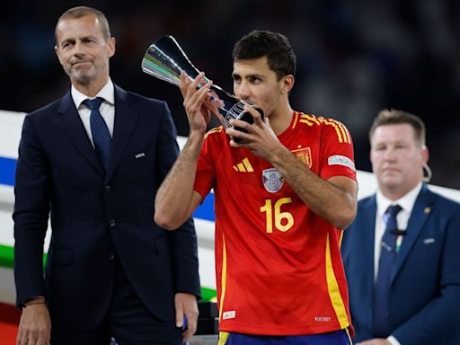 Rodri, mejor jugador de la Eurocopa