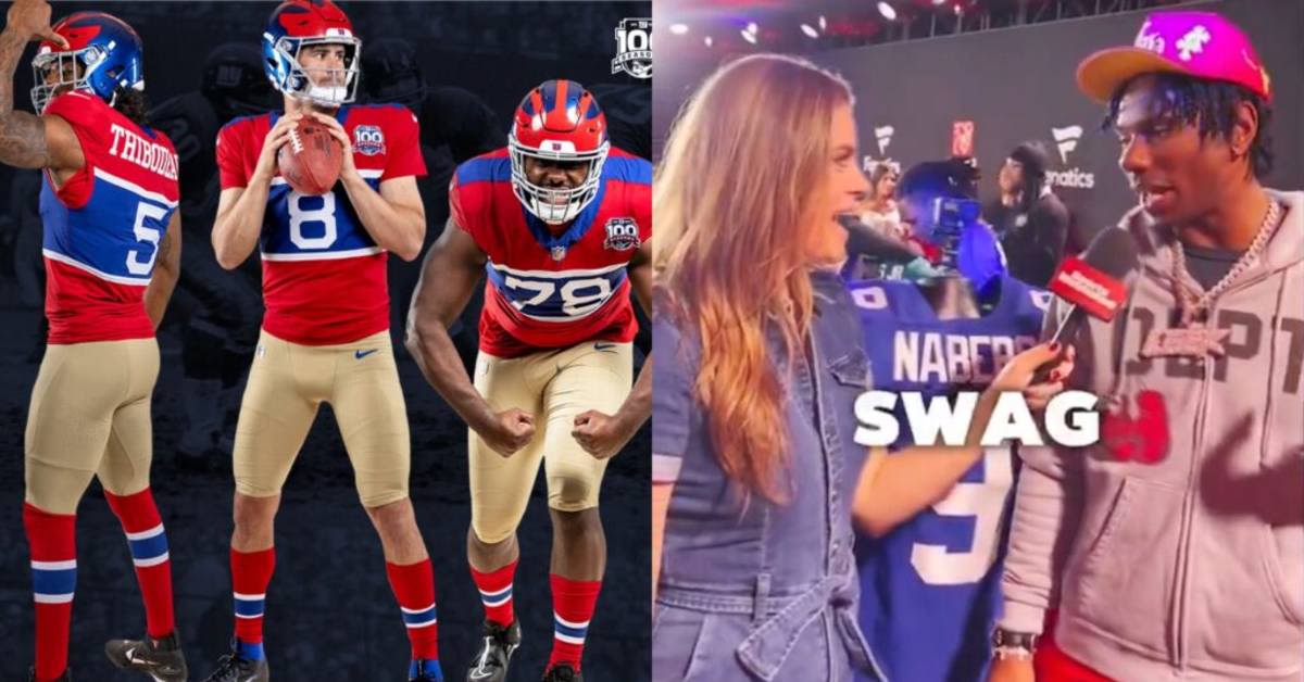Commanders Rival Giants 'No Swag' Uniforms Ripped Malik Nabers