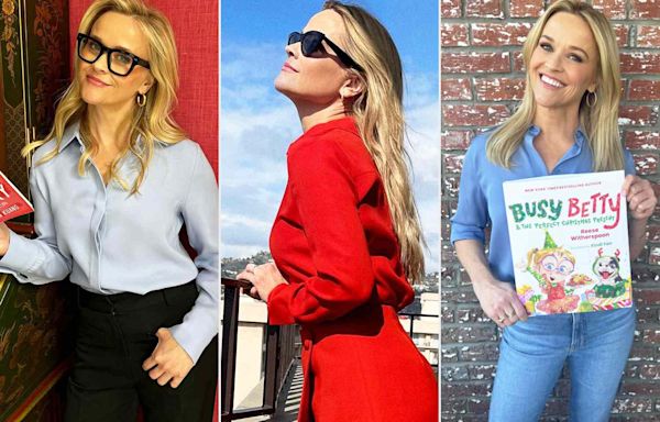 Reese Witherspoon Wears Airy Spring Tops on Repeat, and Similar Styles Start at $20