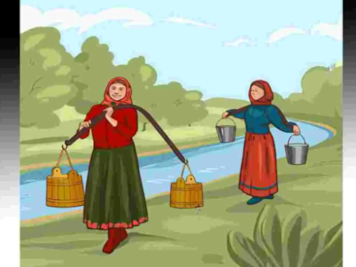 Optical illusion: Can you say which one of these two women is carrying more water? - Times of India