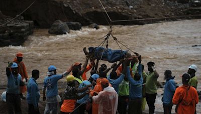 Landslides in India kill at least 150 as search efforts continue