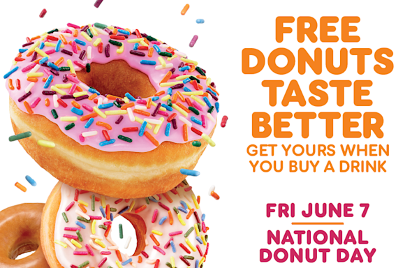 National Donut Day 2024 deals: Get free food at Dunkin', Krispy Kreme, Duck Donuts, Sheetz