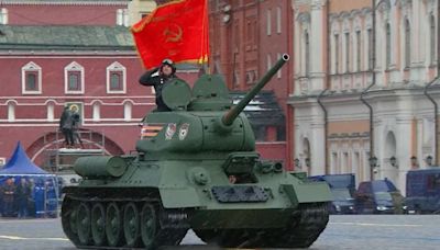 俄羅斯勝利日閱兵 連續兩年只有1輛T-34坦克 - 國際