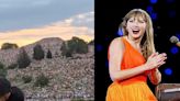 Fans flock to Munich Hill for free Taylor Swift concert views