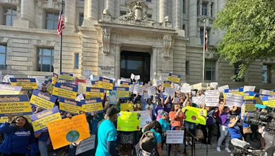 Dozens rally against proposed DC early childhood education budget cuts