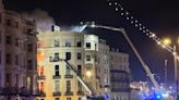 Fire breaks out at Royal Albion Hotel near Brighton as high winds pose challenge to rescue