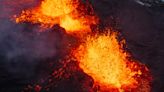 Watch live: Iceland volcano shoots lava into air as eruption continues