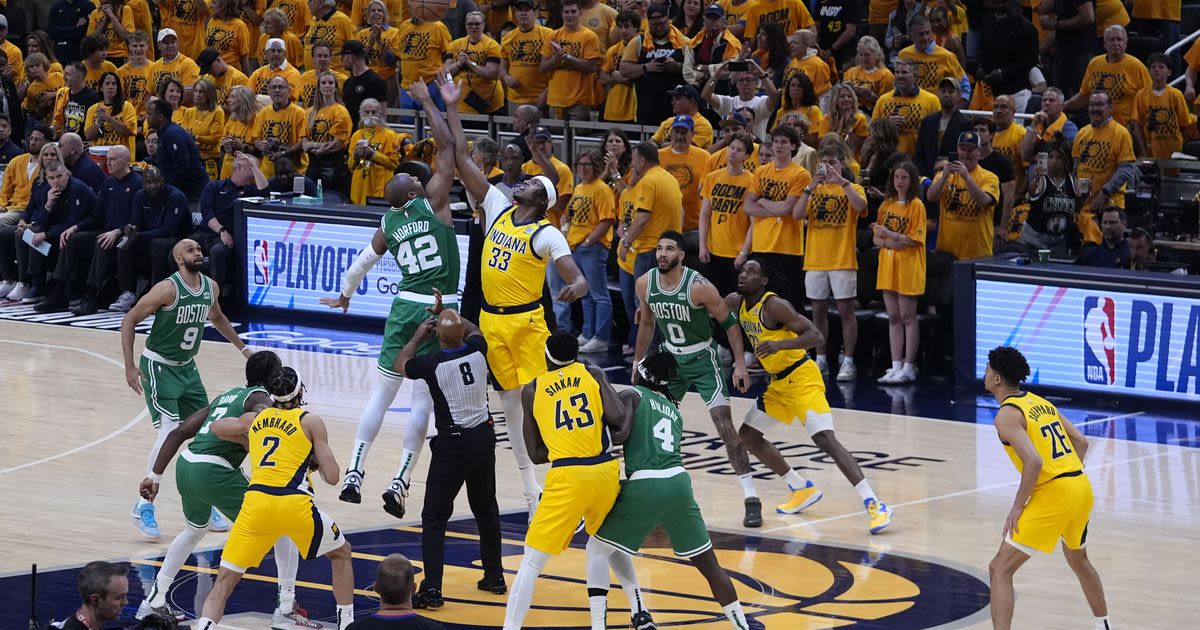 Jrue Holiday's finishing flurry helps Celtics beat Pacers 114-111 for 3-0 lead in East finals