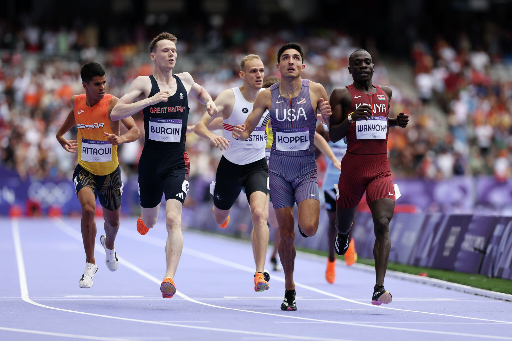 OLYMPICS: Hoppel punches ticket to 800-meter final in Paris