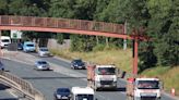 Brick hurled from A66 bridge smashes into windscreen of passing truck in terrifying incident