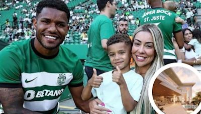 Matheus Reis Entre na luxuosa mansão que o jogador do Sporting está a construir