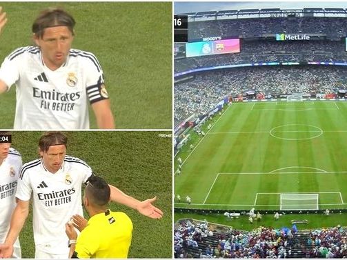 Luka Modric was baffled by the reason American referee stopped El Clasico for one hour