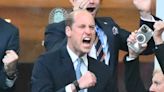 Prince William's gamut of emotions during England win