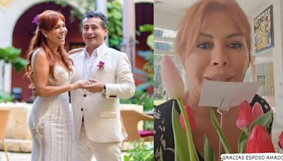 Alfredo Zambrano y el tierno gesto a Magaly Medina en el Día de la Madre: “Esposa y mamá excelente”