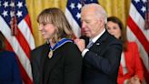 7-Time Olympic Gold Medalist Katie Ledecky Receives Presidential Medal of Freedom