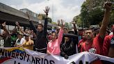 Más de un millar de venezolanos marchan en Caracas en solidaridad con el pueblo palestino