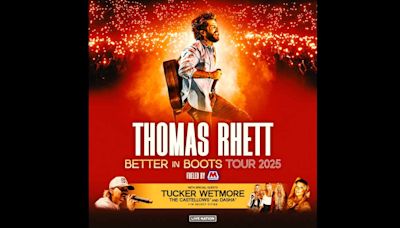 Thomas Rhett Launching Better In Boots Tour