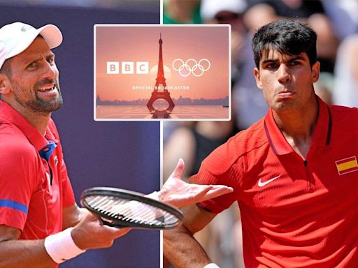 Olympics fans rage as BBC coverage of Djokovic vs Alcaraz final abruptly stops