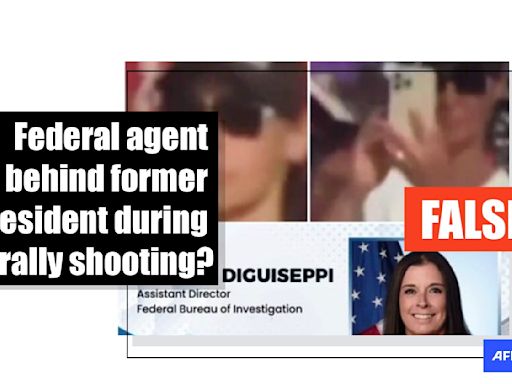 Woman behind Trump during assassination attempt misidentified as FBI operative