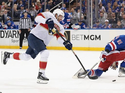 Rangers’ ‘emotional advantage’ pays off in Game 2 overtime winner to even series with Panthers