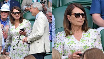 Kate Middleton’s Mother Carole Fashions Maxidress From Favorite Brand Me+Em for Wimbledon 2024 Day 10