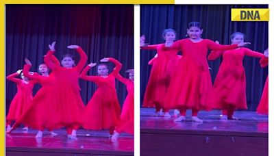 Viral video: Young girls' beautiful dance performance on 'Mahabharata' title song captures hearts, WATCH