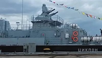 Ukraine sinks Russian missile ship Tsiklon in occupied Crimea