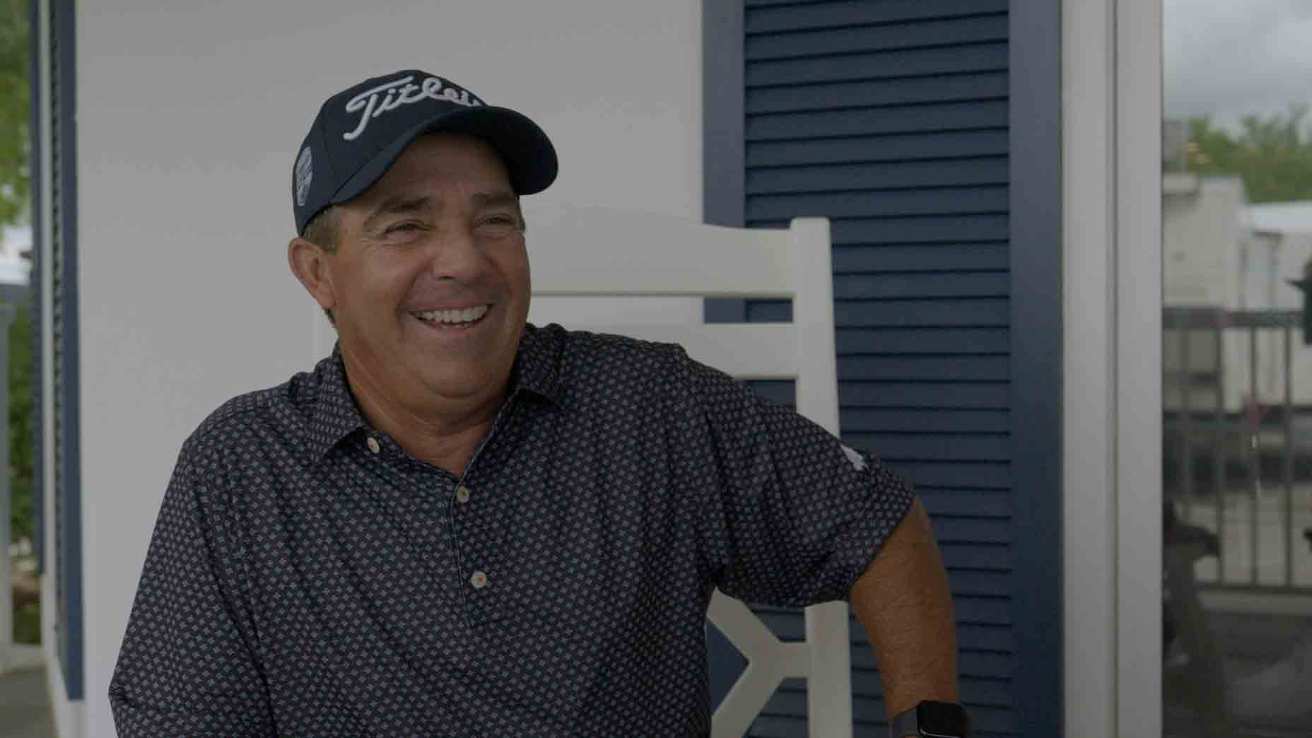 He's 61. He quit for 20 years. And he's playing the PGA Championship