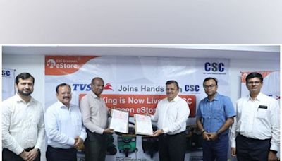 TVS Motor Company to Partner With CSC Grameen eStores for its Commercial Vehicle Range