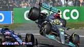 Lewis Hamilton's season hit a new low with early wreck, sad walk, and drama with Fernando Alonso