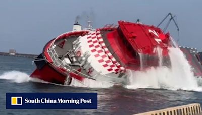 Exclusive | Hong Kong buys its biggest self-righting fireboat that recovers in 6 seconds