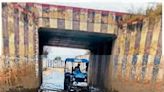 Inundated underpass in Narwana