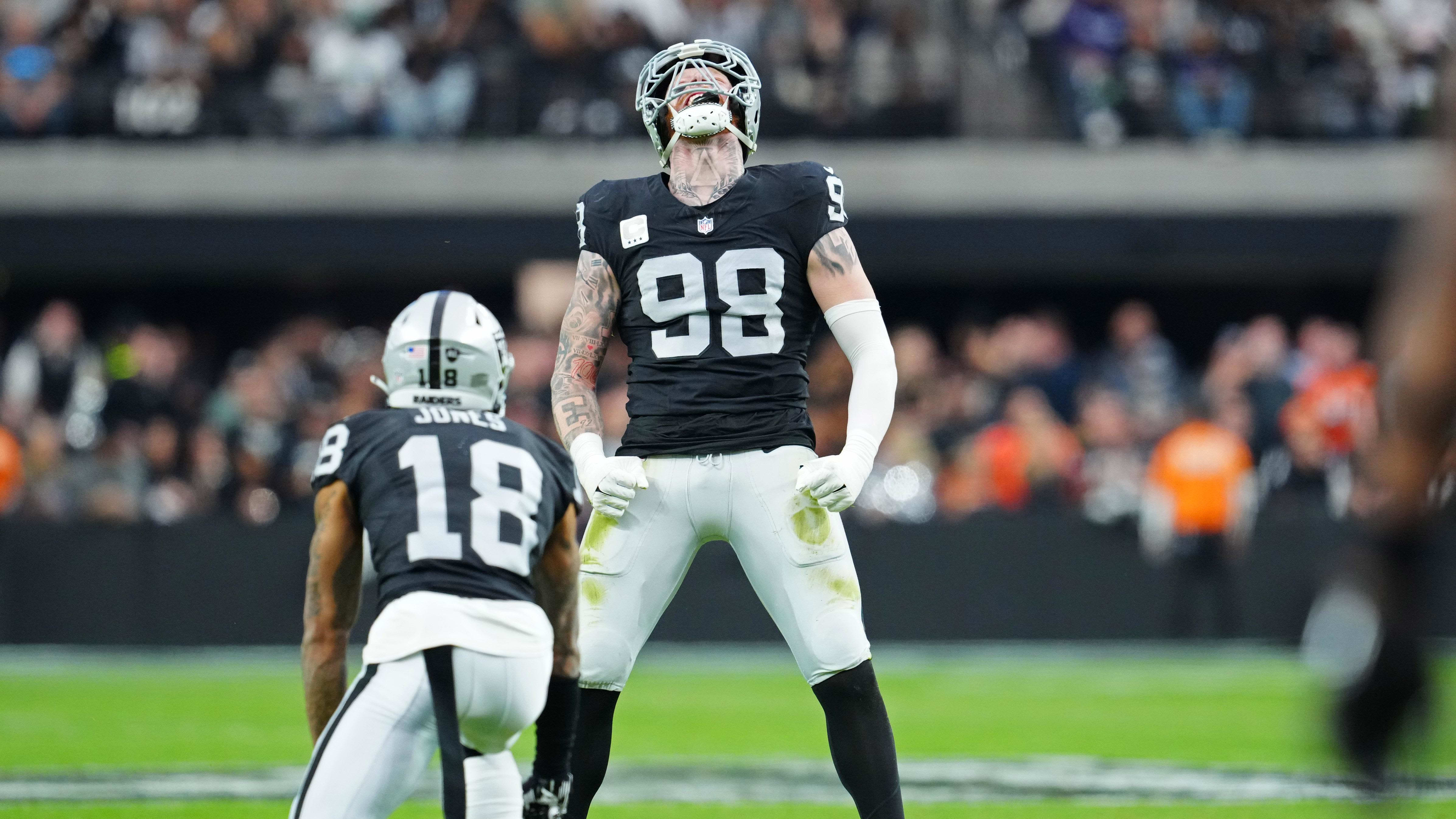 Las Vegas Raiders' Maxx Crosby Was Hyped About 2024 Draftees