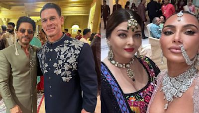 Anant Ambani-Radhika Merchant Wedding: Shah Rukh Khan and John Cena to Aishwarya Rai and Kim Kardashian, unexpected crossovers that blew our minds