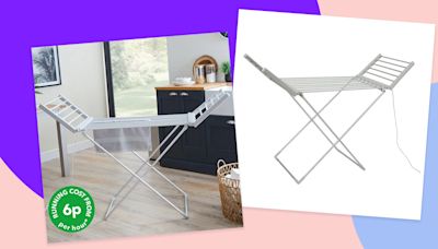 Snap up Dunelm's 'absolutely brilliant' £40 heated clothes airer that dries washing in no time