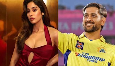 Janhvi Kapoor wants Chennai Super Kings' MS Dhoni to watch her film 'Mr and Mrs Mahi', urges media to help