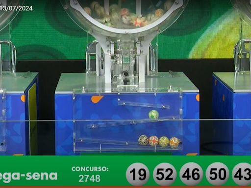 Resultado da Mega-Sena 2748 com prêmio de R$ 14,6 milhões é divulgado; veja números sorteados