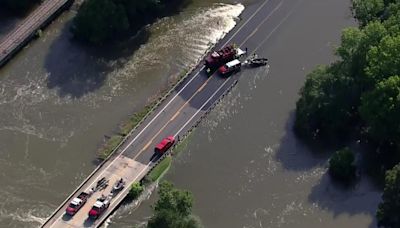 When will the San Jacinto River reach its peak?