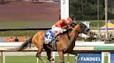 Practical Move gives trainer Tim Yakteen a win in the San Felipe Stakes