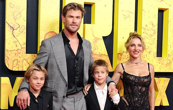 Chris Hemsworth's Kids React to Seeing Thor's Hammer in Hollywood