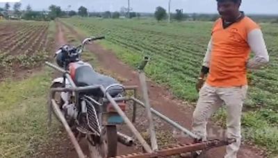 Belagavi Farmer's Technique To Pull Weeds From Field Is Innovation At It Best - News18