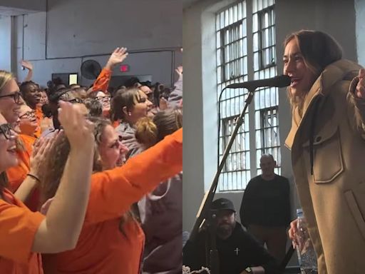 Watch: Lauren Daigle Performs Concert at Oklahoma Prison