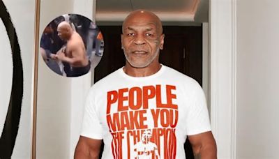 VIDEO: Mike Tyson se pelea en las calles de Nueva York a puño limpio y le mete miedo a Jake Paul